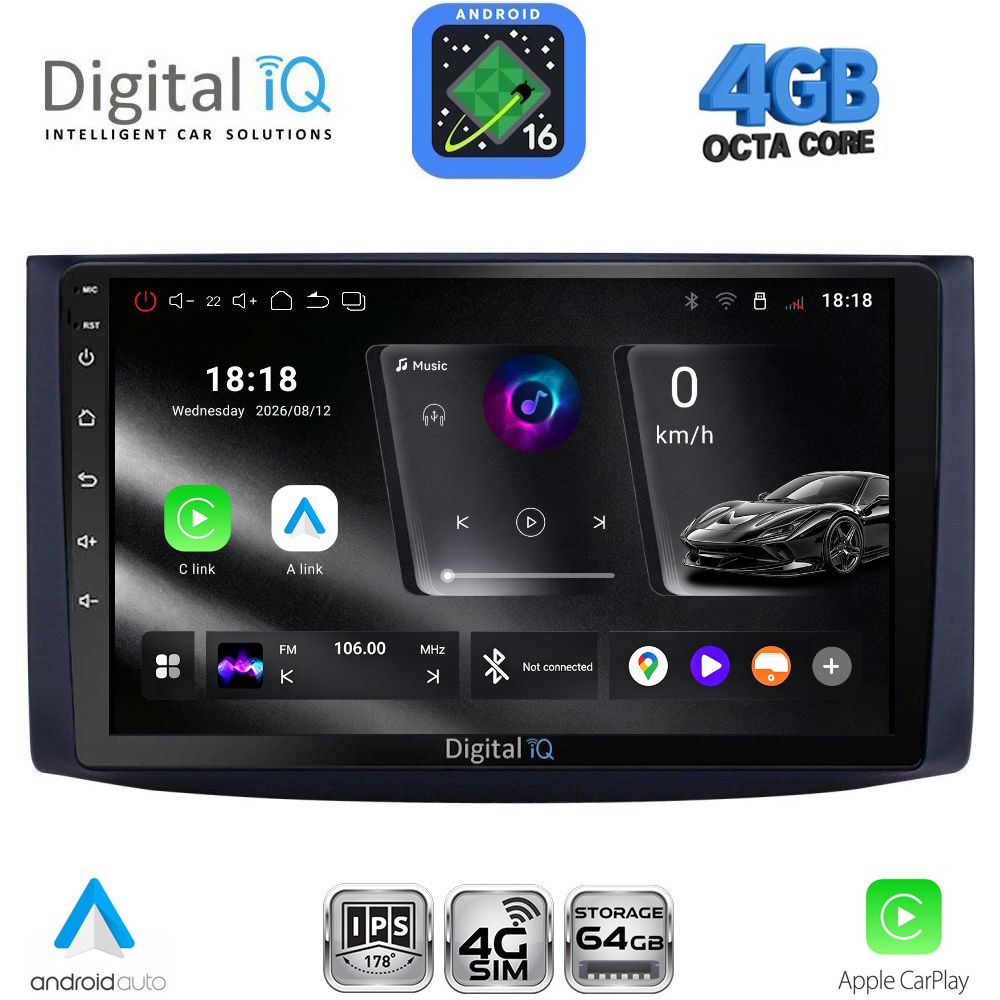 RTG6072_16 DIGITAL IQ RTG 6072_CPA (9inc) MULTIMEDIA TABLET for CHEVROLET AVEO mod. 2006-2010 - Image 1