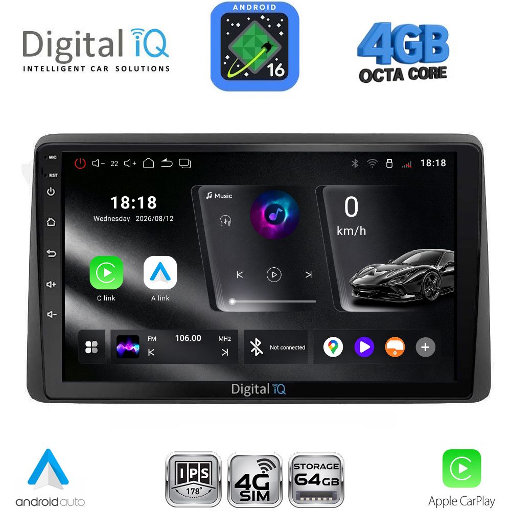 RTG6104_16 DIGITAL IQ RTG 6104_CPA (10inc) MULTIMEDIA TABLET for DACIA DUSTER mod. 2019-2026 - Image 1