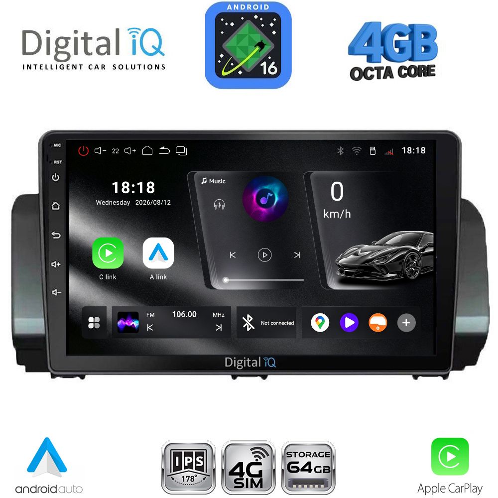 RTG6109_16 DIGITAL IQ RTG 6109_CPA (10inc) MULTIMEDIA TABLET for DACIA LOGAN - SANDERO - JOGGER mod. 2020+ - Image 1