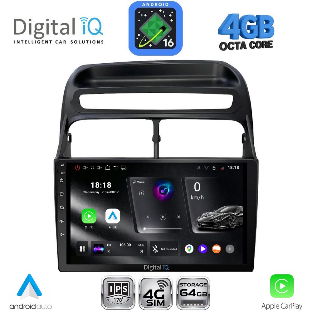 RTG6129_16 DIGITAL IQ RTG 6129_CPA (9inc) MULTIMEDIA TABLET for FIAT LINEA mod. 2007-2011 - Image 1