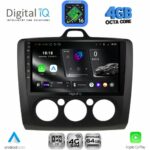 DIGITAL IQ RTG 6156BL_CPA A/C (9inc) MULTIMEDIA TABLET for FORD FOCUS mod. 2005-2012 (BLACK)