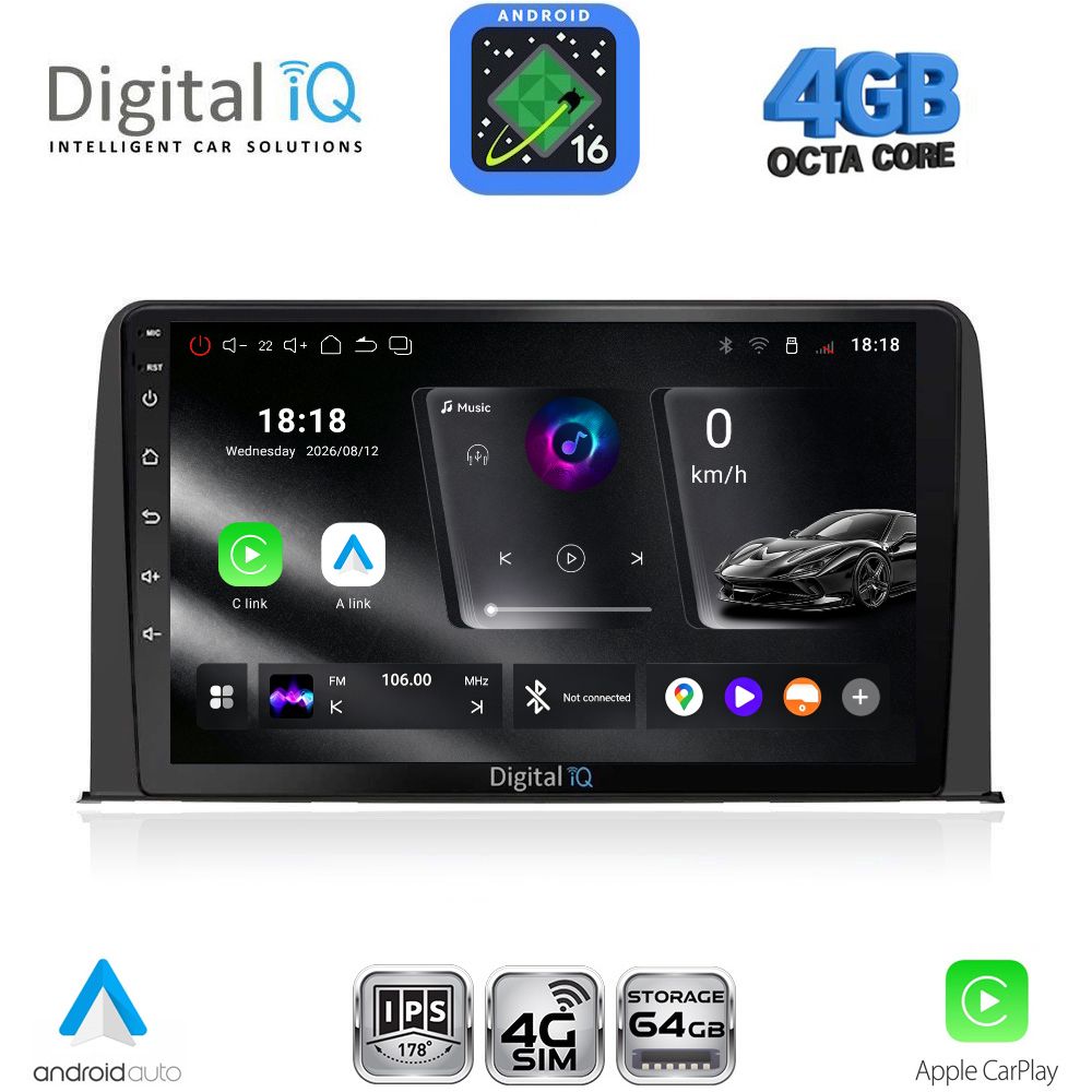 RTG6199_16 DIGITAL IQ RTG 6199_CPA (10inc) MULTIMEDIA TABLET for HONDA CRV mod. 2017-2023 - Image 1