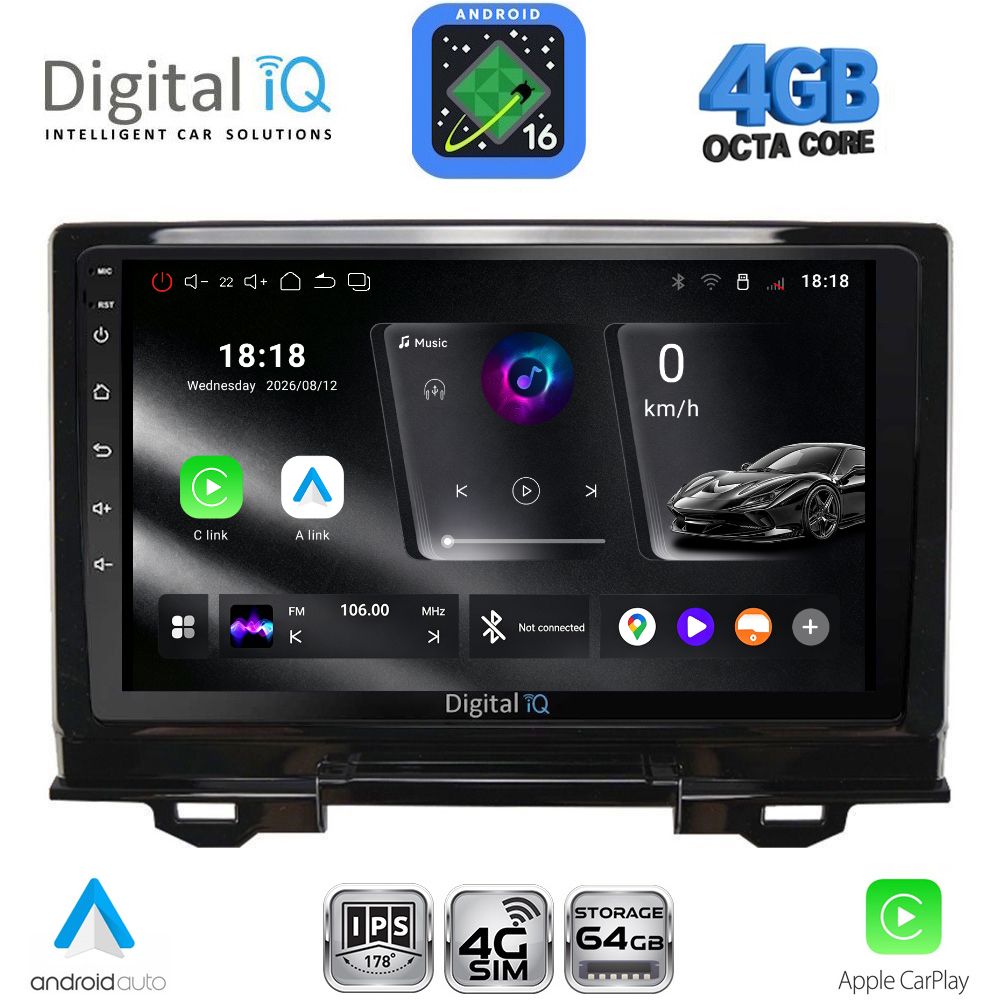 RTG6202_16 DIGITAL IQ RTG 6202A_CPA (9inc) MULTIMEDIA TABLET for HONDA HRV mod. 202A1-202A6 - Image 1