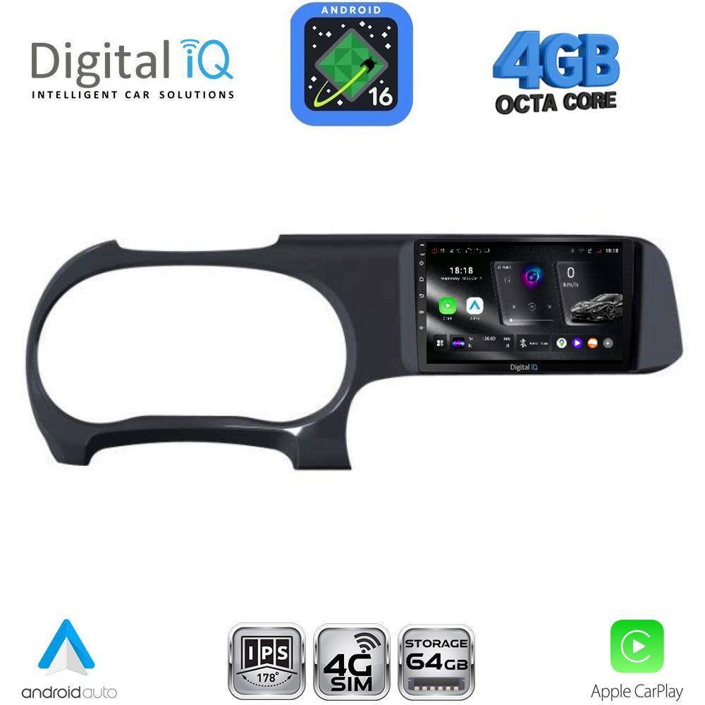 RTG6225_16 DIGITAL IQ RTG 6225_CPA (9inc) MULTIMEDIA TABLET for HYUNDAI i10 mod. 2020-2026 - Image 1