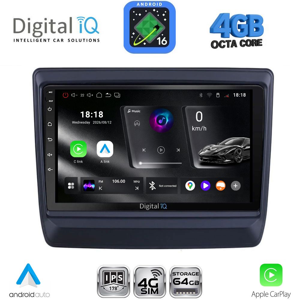 RTG6256_16 DIGITAL IQ RTG 6256_CPA (9inc) MULTIMEDIA TABLET for ISUZU DMAX mod. 2020-2026 - Image 1