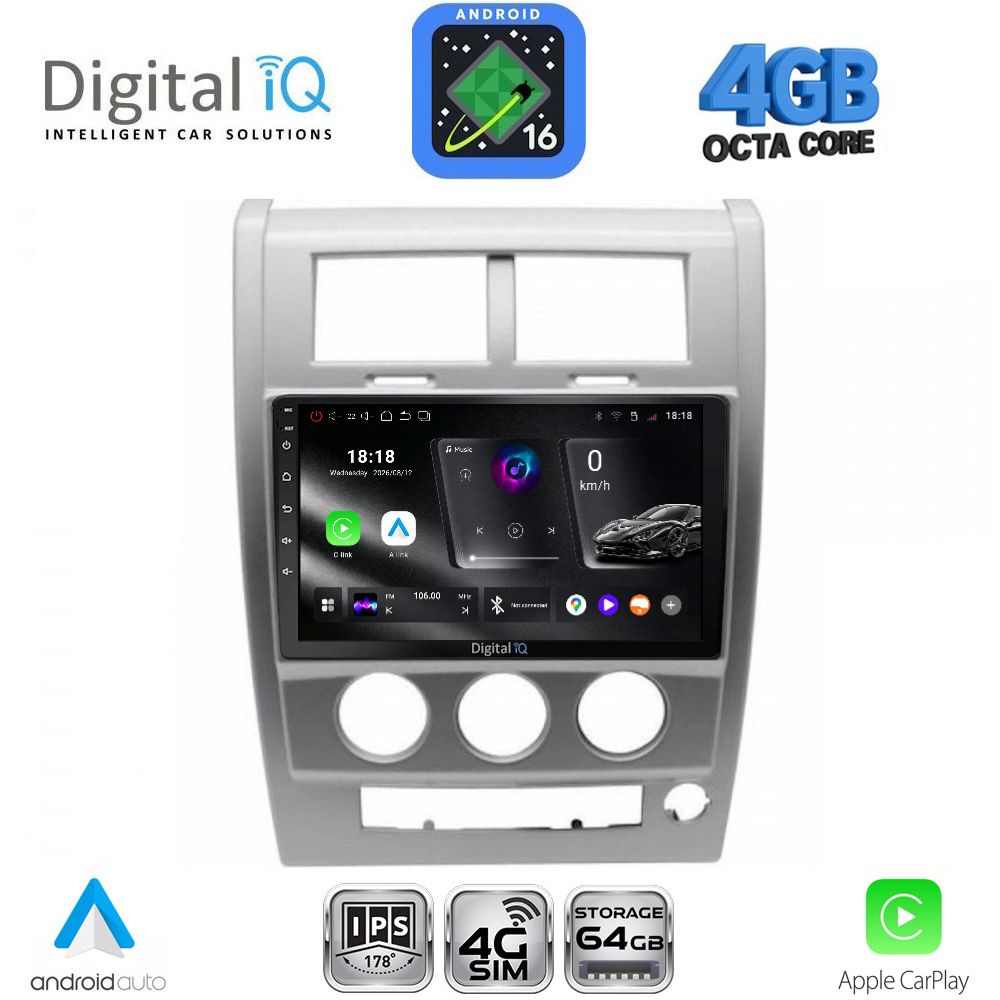 RTG6270_16 DIGITAL IQ RTG 6270_CPA (10inc) MULTIMEDIA TABLET for JEEP CHEROKEE – LIBERTY mod. 2007-2014 - Image 1
