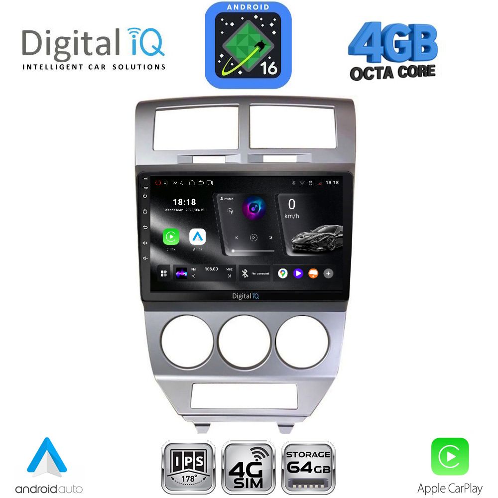 RTG6275_16 DIGITAL IQ RTG 6275_CPA (10inc) MULTIMEDIA TABLET for DODGE CALIBER mod. 2006-2012 - Image 1