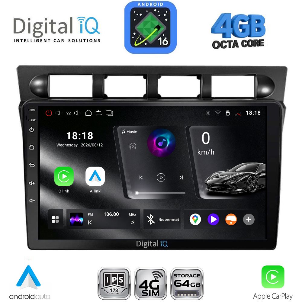 RTG6306_16 DIGITAL IQ RTG 6306_CPA (9inc) MULTIMEDIA TABLET for KIA PICANTO mod. 2004-2008 - Image 1
