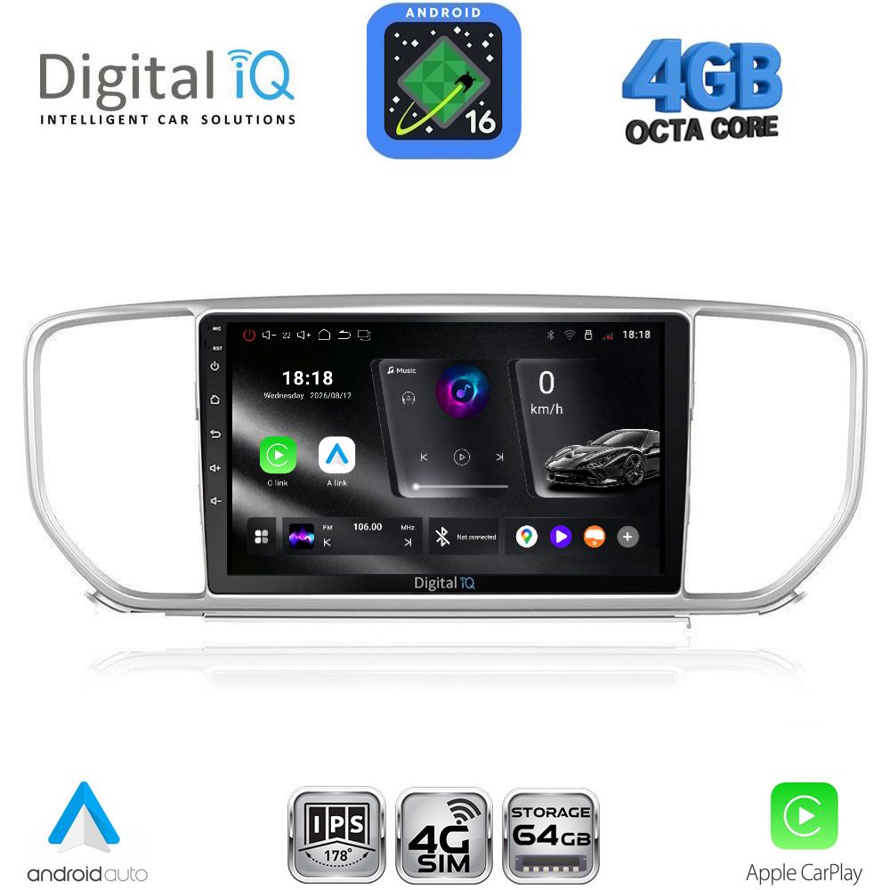 RTG6327_16 DIGITAL IQ RTG 6327_CPA (9inc) MULTIMEDIA TABLET for KIA SPORTAGE mod. 2018-2021 - Image 1