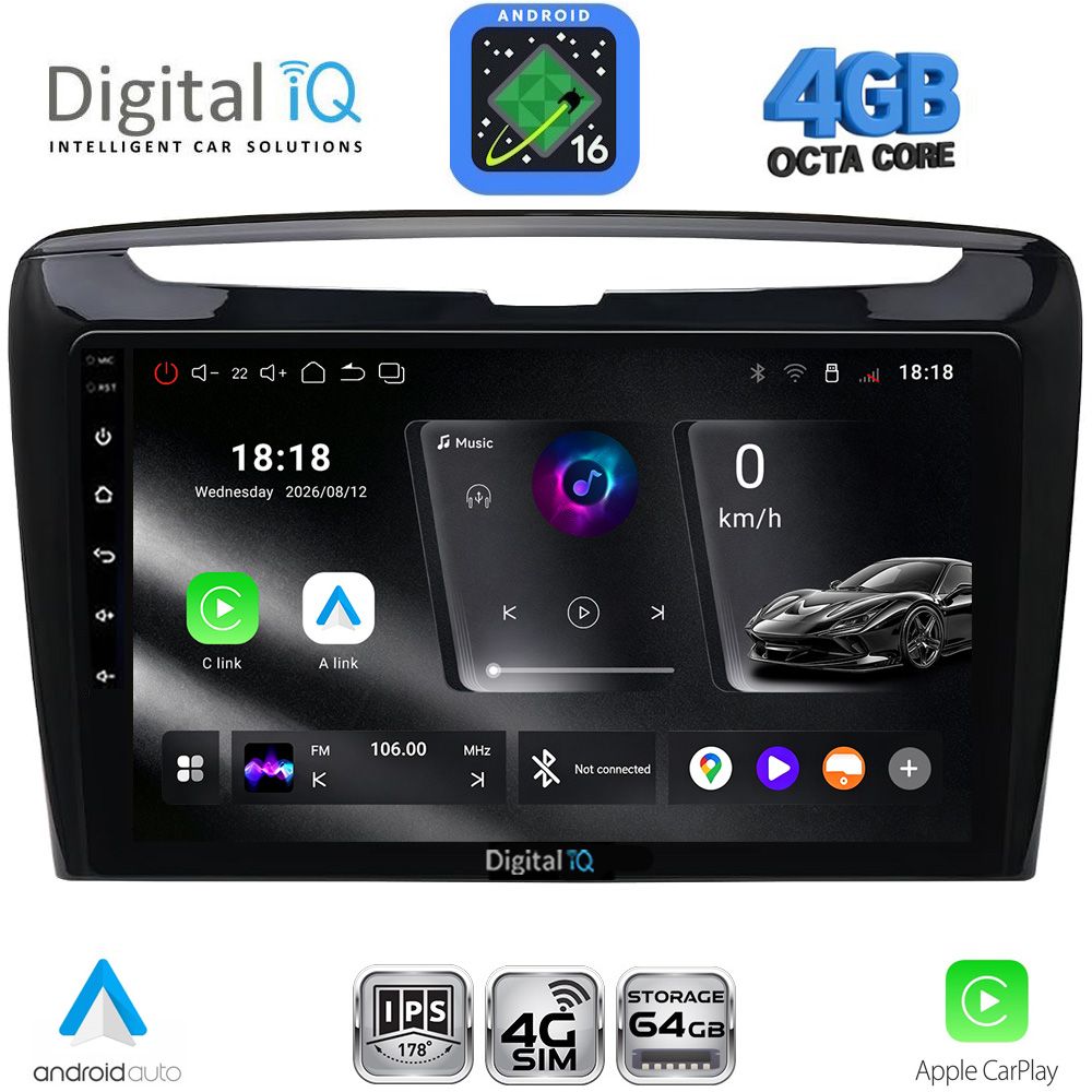 RTG6334_16 DIGITAL IQ RTG 6334_CPA (9inc) MULTIMEDIA TABLET for LANCIA YPSILON mod. 2011+ - Image 1
