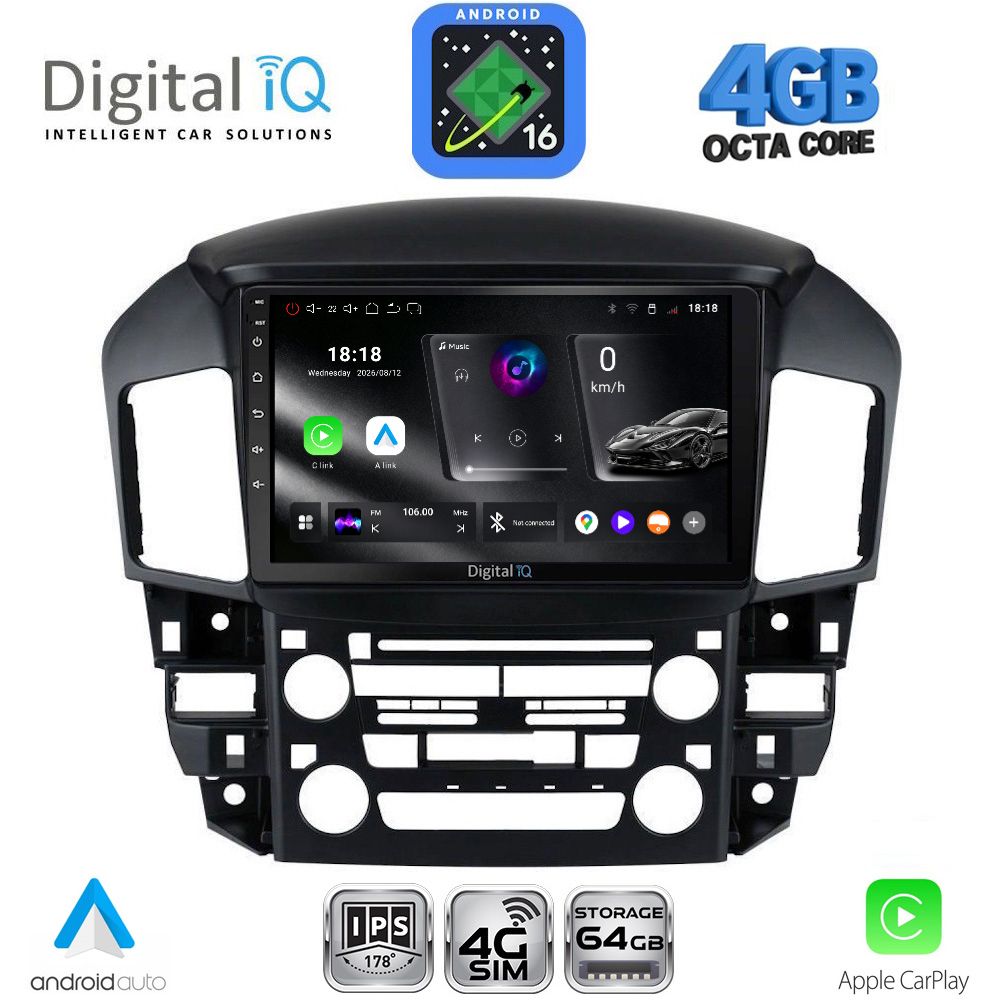 RTG6344_16 DIGITAL IQ RTG 6344_CPA (9inc) MULTIMEDIA TABLET for LEXUS RX 300 mod. 1998-2003 - Image 1