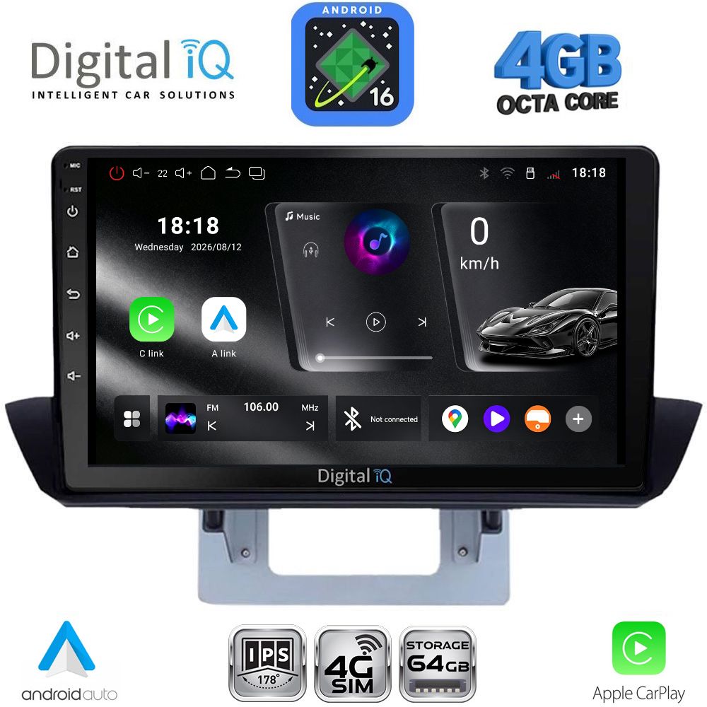 RTG6364DASH_16 DIGITAL IQ RTG 6364_CPA DASH (9inc) MULTIMEDIA TABLET for MAZDA BT50 mod. 2012-2019 - Image 1