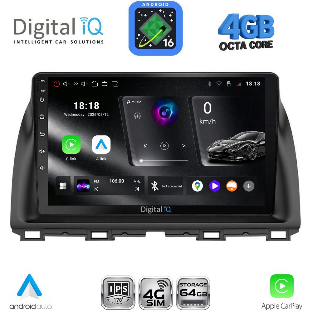 RTG6380_16 DIGITAL IQ RTG 6380_CPA (10inc) MULTIMEDIA TABLET for MAZDA CX5 mod. 2013-2017 - Image 1