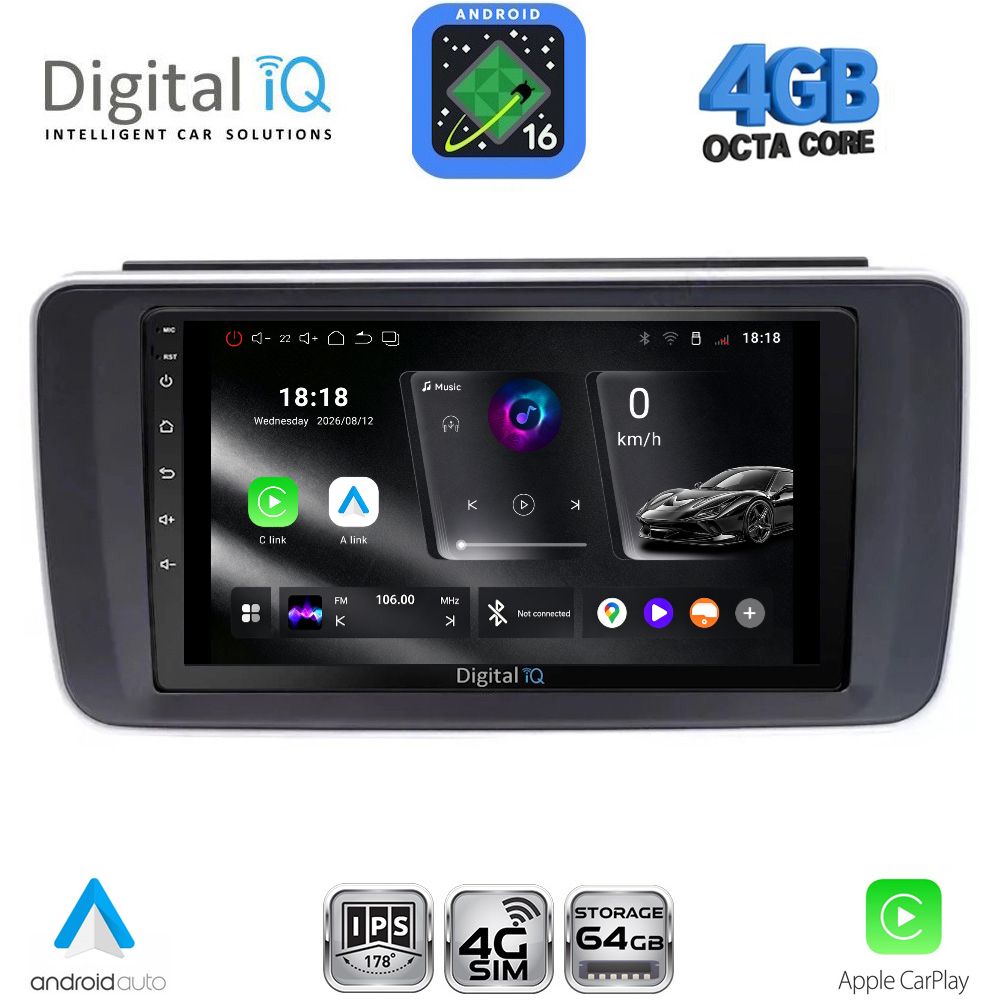 RTG6473_16 DIGITAL IQ RTG 6473_CPA (9inc) MULTIMEDIA TABLET for NISSAN LEAF mod. 2018-2026 - Image 1
