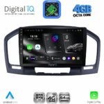 DIGITAL IQ RTG 6491BL_CPA (9inc) MULTIMEDIA TABLET for OPEL INSIGNIA mod. 2008-2013 (BLACK)