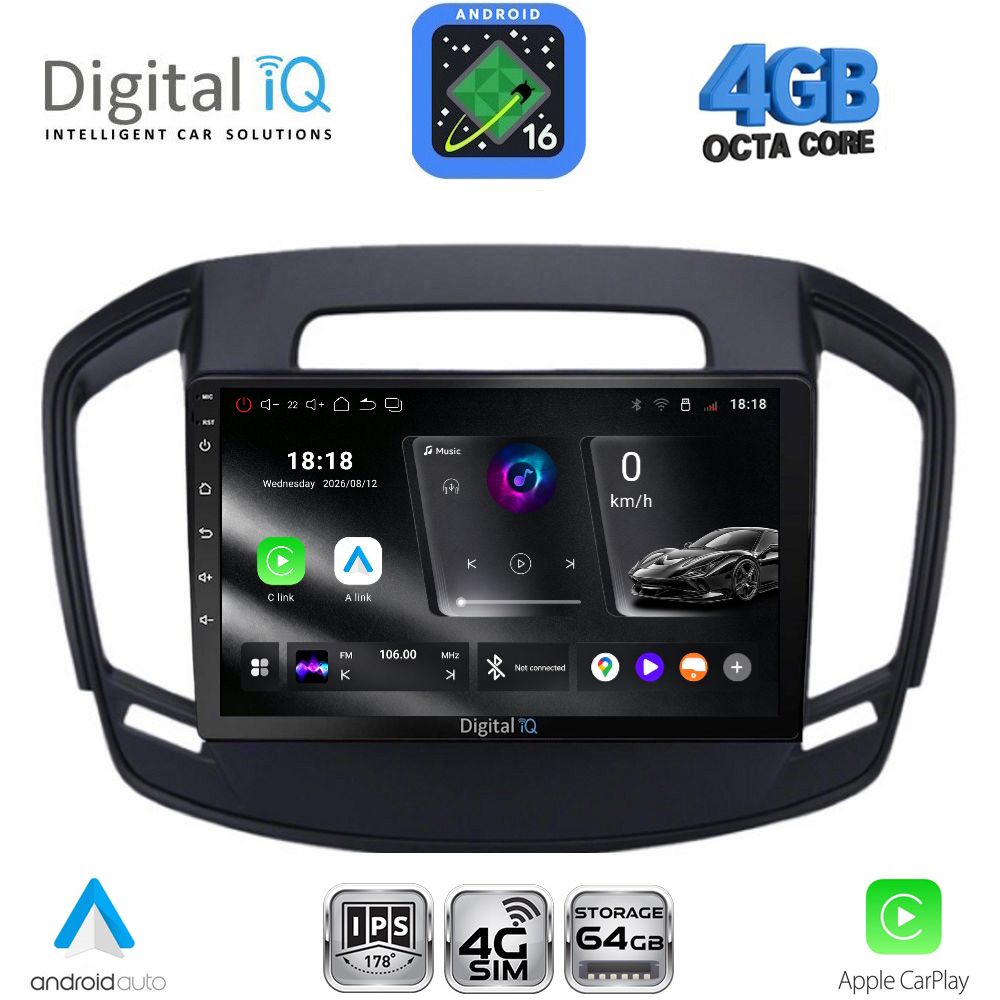 RTG6492_16 DIGITAL IQ RTG 6492_CPA (9inc) MULTIMEDIA TABLET for OPEL INSIGNIA mod.2014-2017 - Image 1