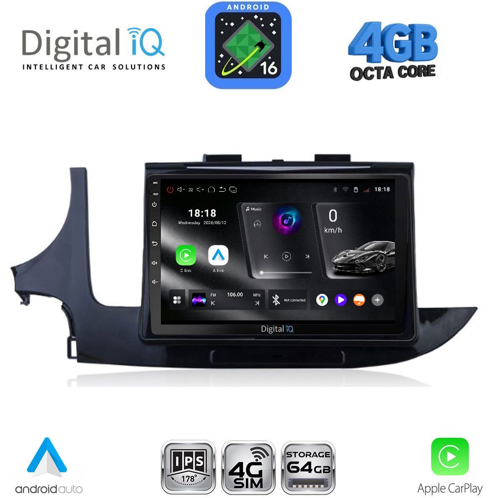 RTG6497_16 DIGITAL IQ RTG 6497_CPA (9inc) MULTIMEDIA TABLET for OPEL MOKKA mod. 2016-2021 - Image 1