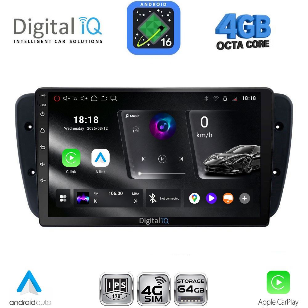 RTG6571_16 DIGITAL IQ RTG 6571_CPA (9inc) MULTIMEDIA TABLET for SEAT IBIZA mod. 2008-2015 - Image 1