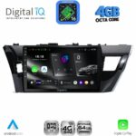 DIGITAL IQ RTG 6714SM_CPA (10inc) MULTIMEDIA TABLET for TOYOTA COROLLA mod. 2013-2016