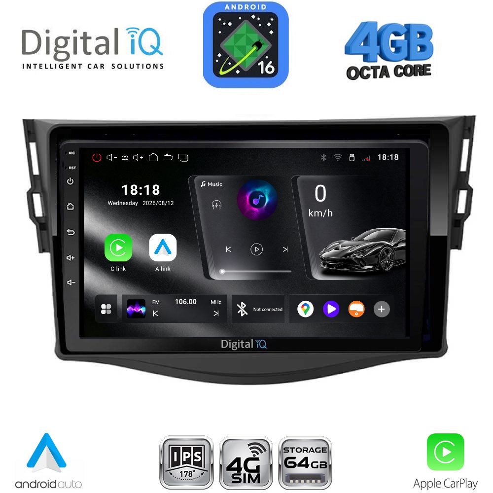 RTG6731_16 DIGITAL IQ RTG 6731_CPA (9inc) MULTIMEDIA TABLET for TOYOTA RAV 4 mod. 2006-2012 - Image 1