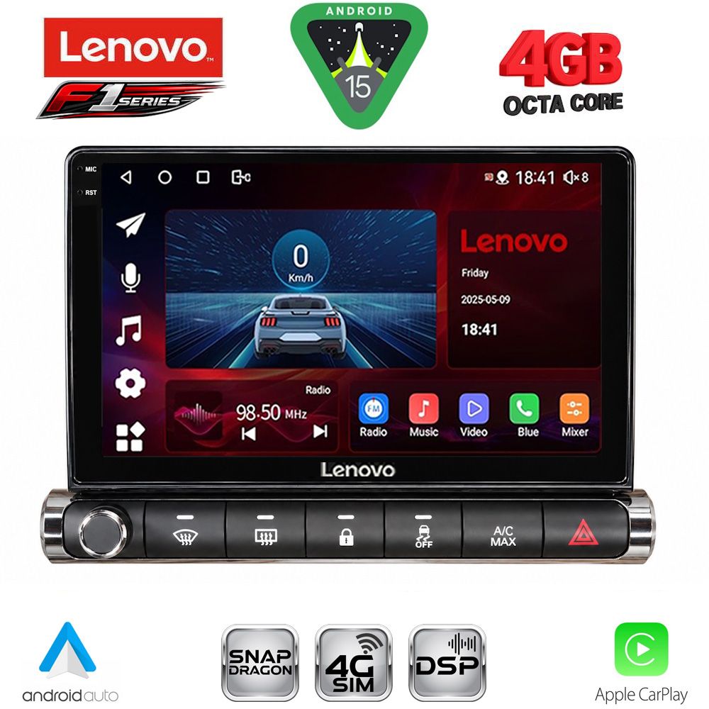 SSQ9089H_15 LENOVO SSQ 9089H_CPA (9inc) MULTIMEDIA TABLET for CITROEN C4 CACTUS mod. 2014-2021 High Version - Image 1