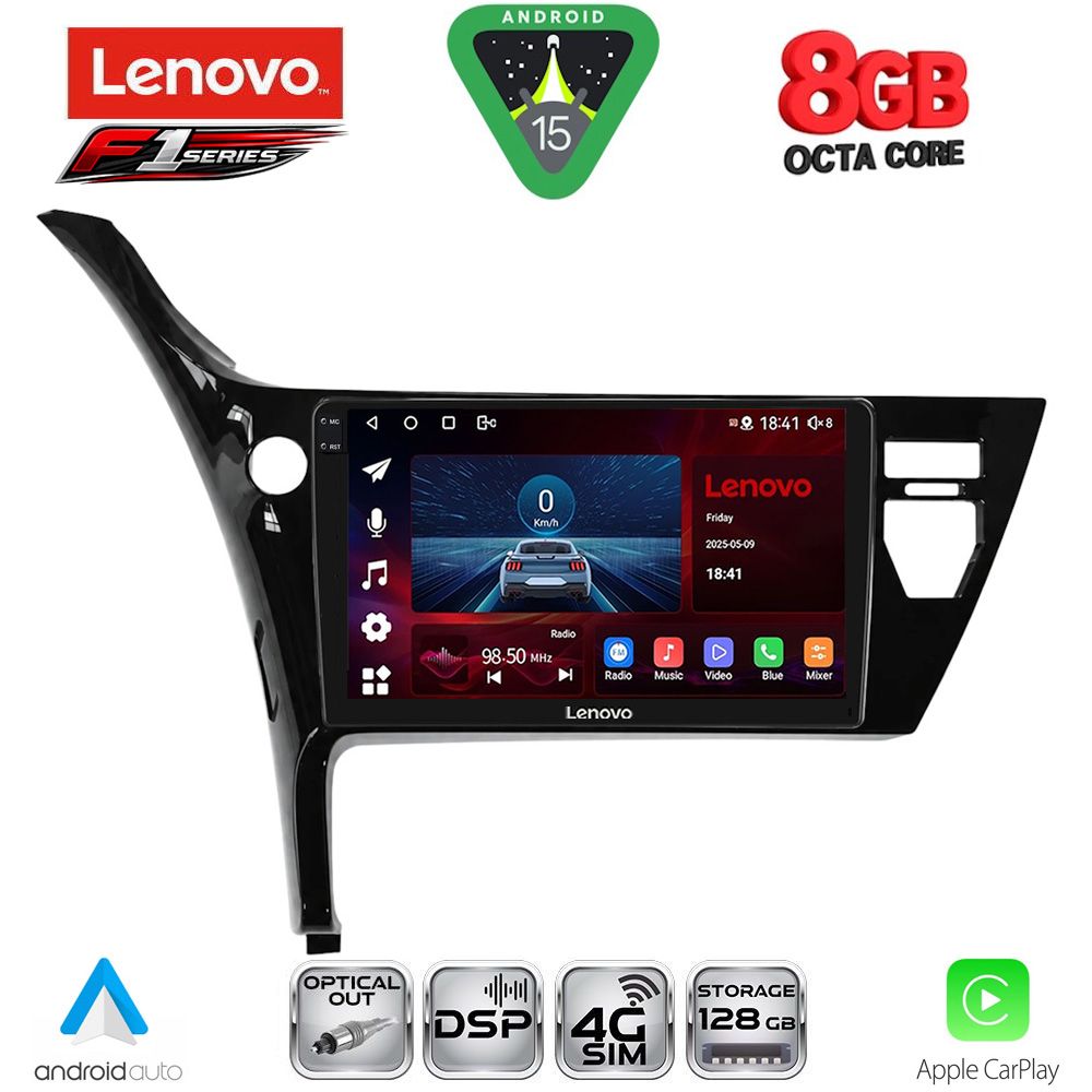 SSR10703B_15 LENOVO SSR 10703B_CPA (10inc) MULTIMEDIA TABLET for TOYOTA AURIS mod. 2015-2021 - Image 1