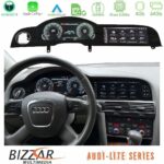 Bizzar Lite Series Dual Screen Audi A6 (4F) 2004-2009 με MMI2G Android14 8Core (4+64GB) Multimedia & Dashboard 22,8"
