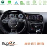 Bizzar Lite Series Dual Screen AUDI A4 (B8) 2008-2015 Android14 8Core (4+64GB) Multimedia & Dashboard 22,8"