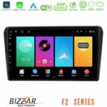 Bizzar F2 Series 8Core Android16 4+64GB  Toyota Avensis T25 02/2003–2008 Navigation Multimedia Tablet 9"