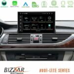Bizzar Audi A6 2012-2018 Android14 8Core (4+64GB) Navigation Multimedia 8,4" HD OEM Style