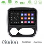 Clarion GL300+ Series 4Core Android ClarionOS 4+64GB Renault/Nissan/Opel/Fiat Navigation Multimedia Tablet 9" (AUTO A/C)