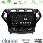 Clarion GL700 QUALCOMM Series 8Core Android ClarionOS 4+64GB Ford Mondeo 2007-2010 (Auto AC με NAVI) Navigation Multimedia Tablet 9" Με Carplay & Android Auto