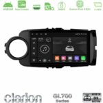 Clarion GL700 QUALCOMM Series 8Core Android ClarionOS 4+64GB Toyota Yaris 2015-2019  Navigation Multimedia Tablet 9" (Μαύρο Χρώμα) Με Carplay & Android Auto