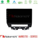 Nakamichi NAM5710 Series 8Core Android13 4+64GB  Renault Trafic 2022-> Navigation Multimedia Tablet 10"