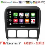Nakamichi NA3615 Series Με Wireless Carplay & Android Auto Mercedes S Class 1999-2004 (W220) Media Station Tablet 9"