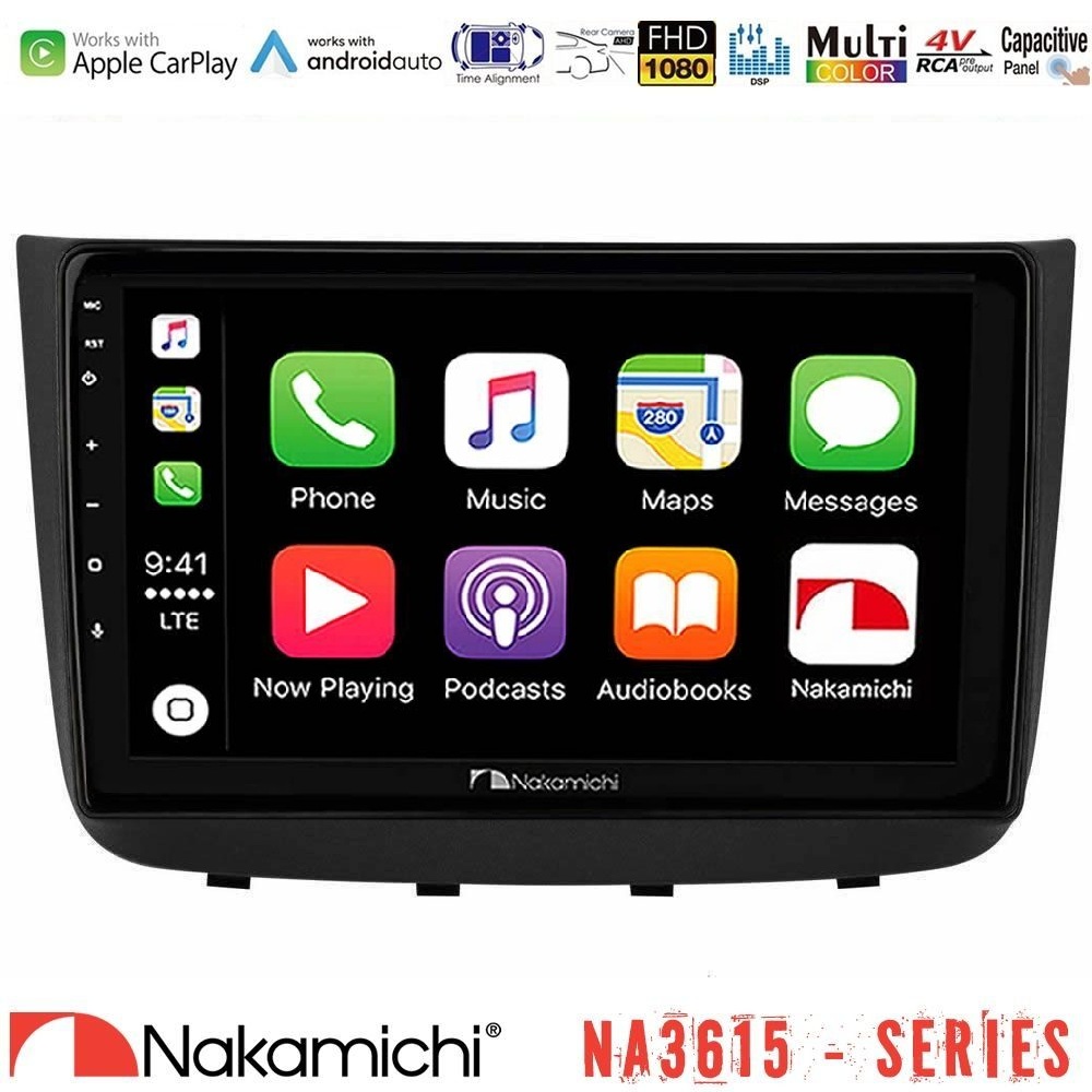Nakamichi NA3615 Series Με Wireless Carplay & Android Auto Mercedes Vito/Viano 2003-2006 Media Station Tablet 9"